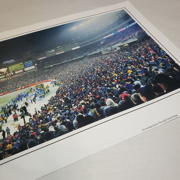 AFC Champions 2004 Panoramic 27x.6 inch New England Pats v Indianapolis Colts - Picture 6 of 9